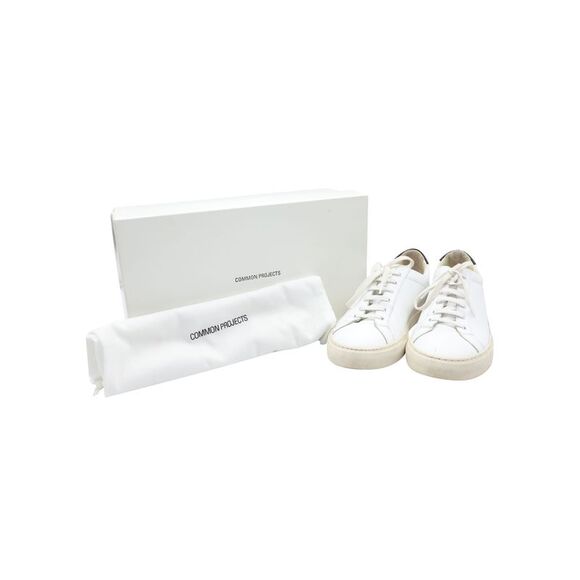 Common Projects Retro Low Sneaker in White Leather